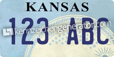 Kennzeichen Kansas USA
